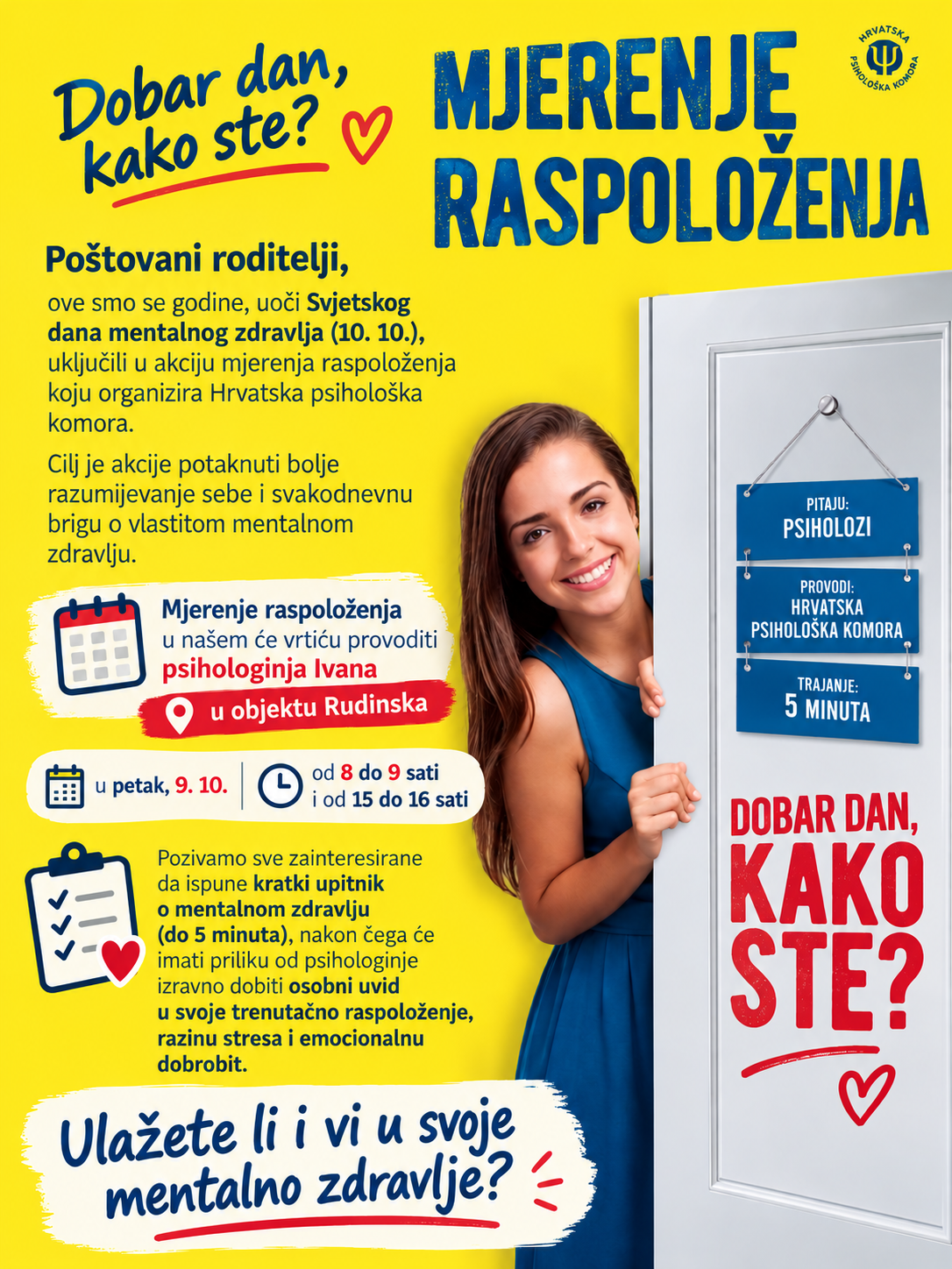 Mjerenje raspoloženja u Rudinskoj