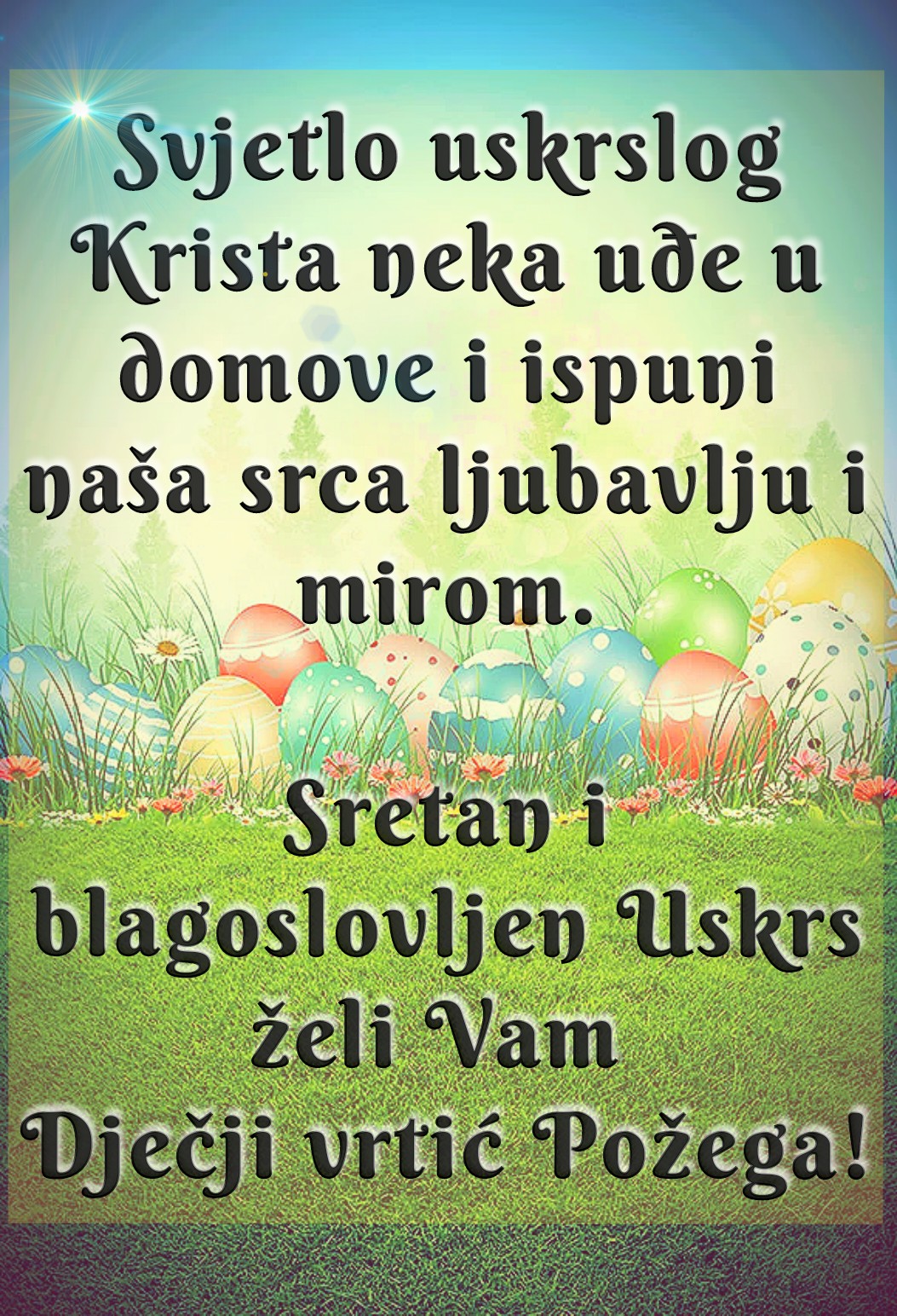 Uskrsna čestitka 