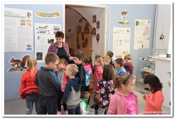 Vrtićarci u Gradskom muzeju